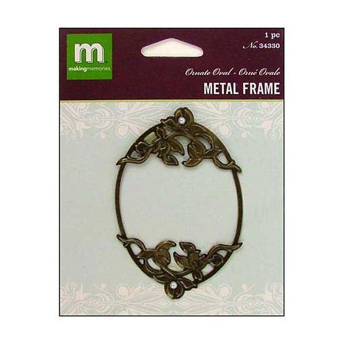 Making Memories Metal Frame - Ornate Oval