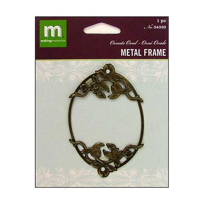 Making Memories Metal Frame - Ornate Oval