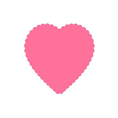 BK Dies 2x2 Valentine Heart Scalloped Small