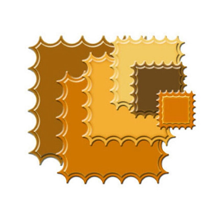 Spellbinders Nestabilities Dies - Large Classic Inverted Scalloped Squares