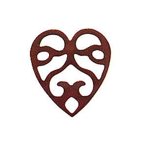 BK Dies 2x2 Valentine Heart Filigree