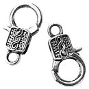 Cousin Basic Metal Findings - Silver Lobster Claw Clasp 15 mm