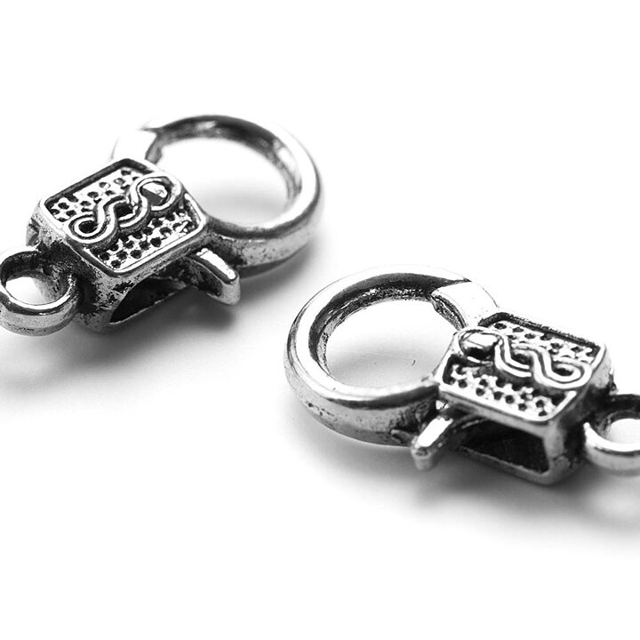 Cousin Basic Metal Findings - Silver Lobster Claw Clasp 15 mm