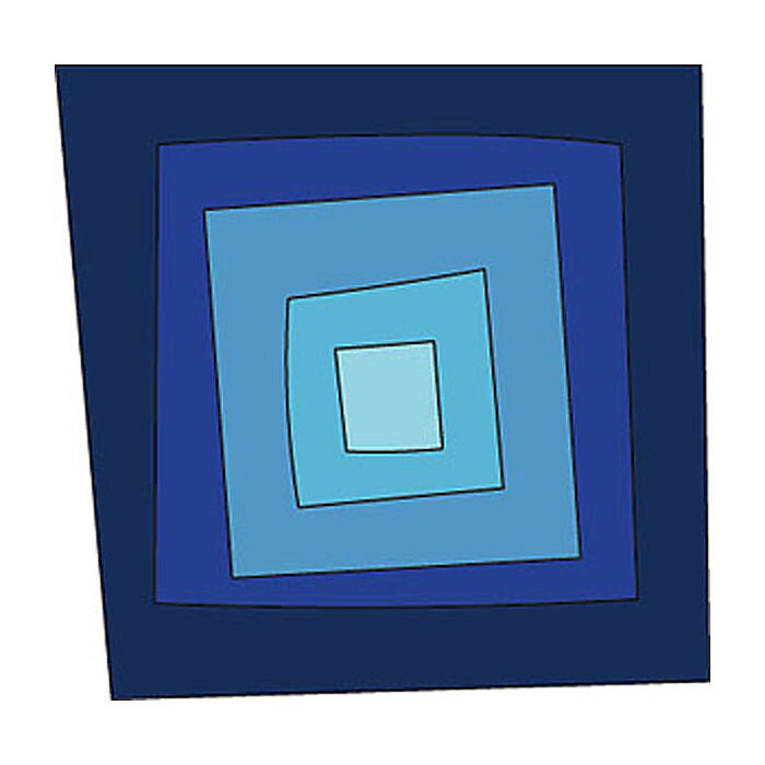 Provo Craft Cuttlebug Die  3x3 - Funky Square Frames 37-1155