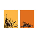 Tim Holtz Alteration Texture Fades Embossing Folders - Cattails & Pumpkin Patch Set