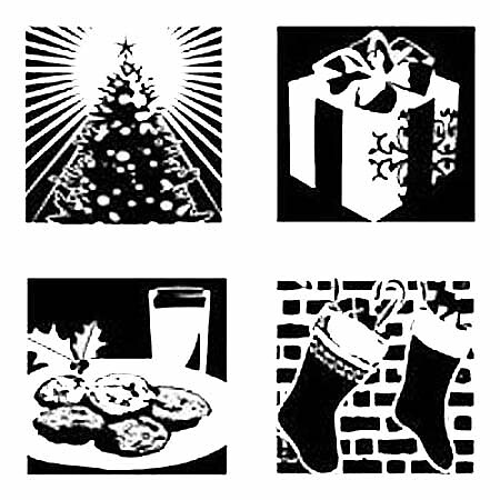 Inkadinkado Clear Stamps Mini - Christmas Eve