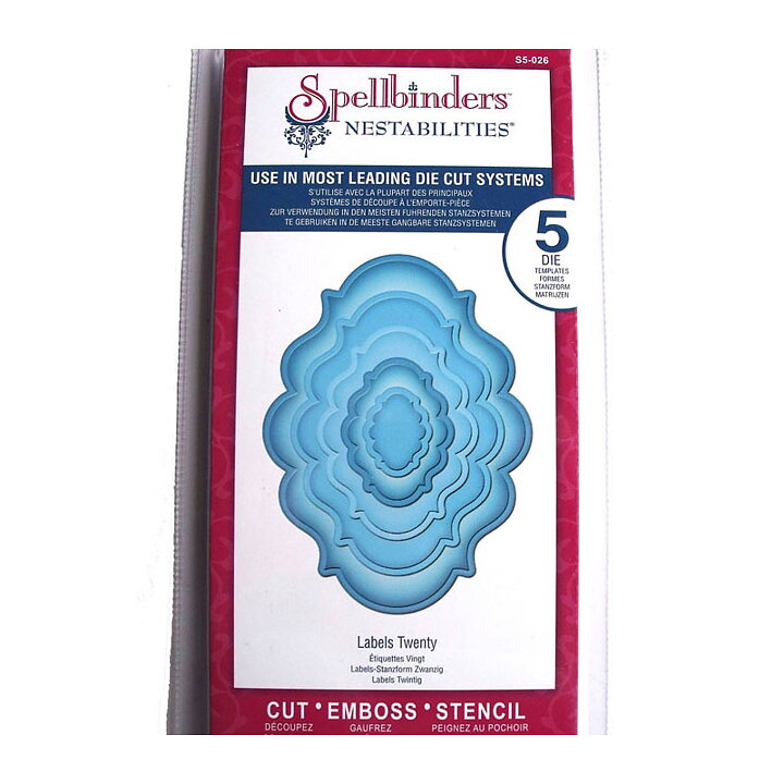 Spellbinders Nestabilities Dies - Labels Six
