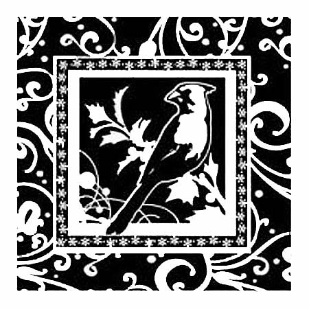 Inkadinkado Clear Stamps Mini - Frame Cardinal