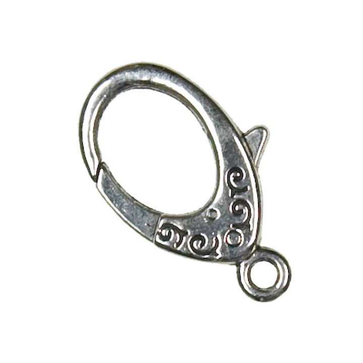 Cousin Basic Metal Findings - Silver Lobster Clasp Deco 15x30 mm