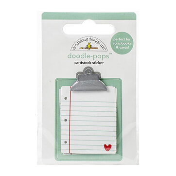 Doodlebug Doodle-Pops 3D Cardstock Stickers - Love Notes