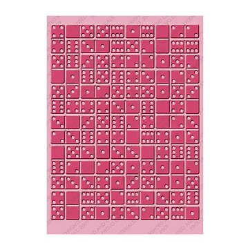 Provo Craft Cuttlebug Embossing Folder 5x7 - Domino