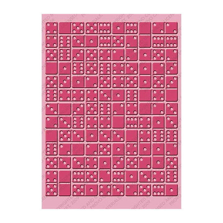Provo Craft Cuttlebug Embossing Folder 5x7 - Domino