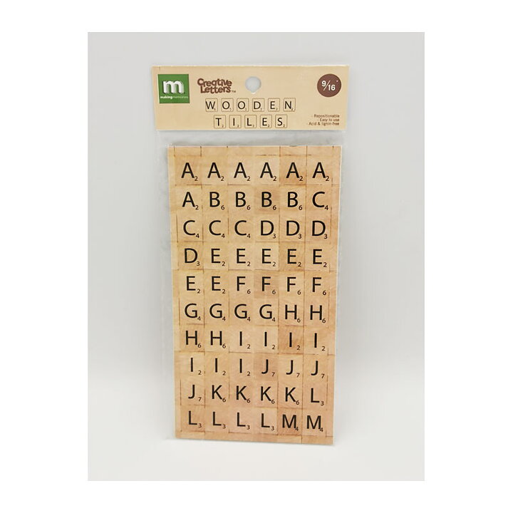 Making Memories Stickers Wooden Tiles