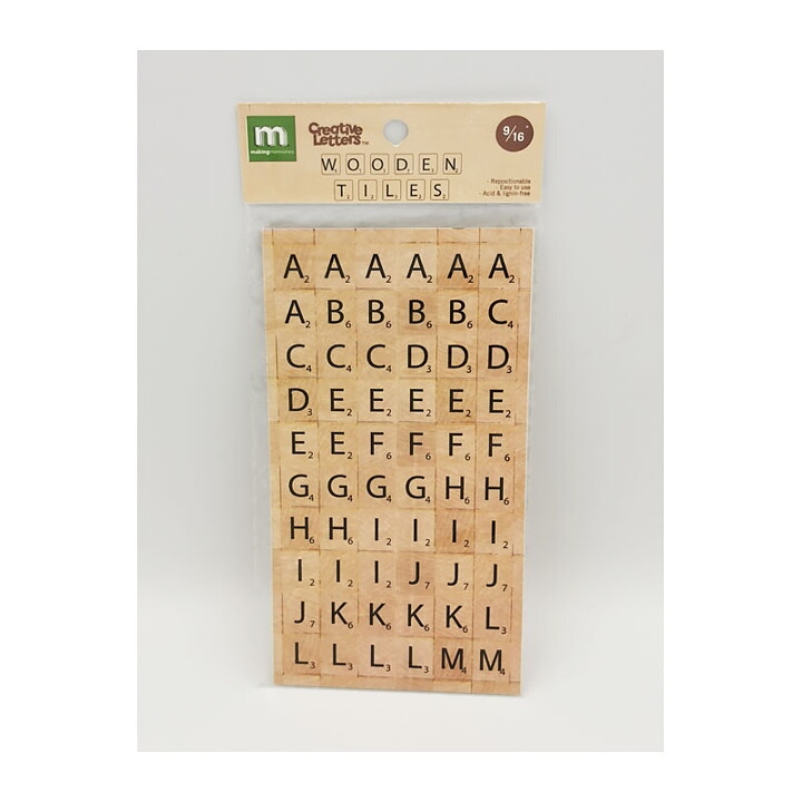 Making Memories Stickers Wooden Tiles
