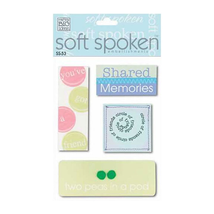 Me & My Big Ideas Stickers Soft Spoken - You've Got a Friend