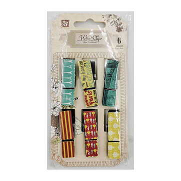 Prima Marketing Wood Clips - 1