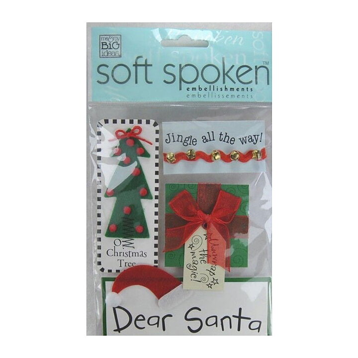 Me & My Big Ideas Stickers Soft Spoken - Dear Santa