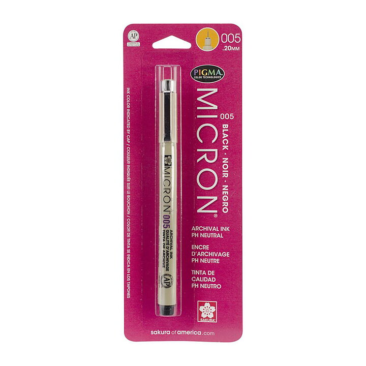 Sakura Pigma Micron Pen 0.20 mm - Black
