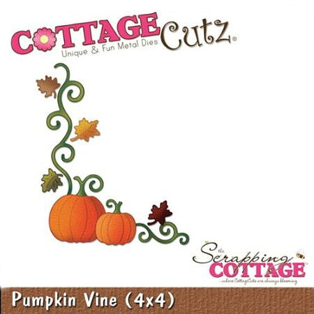 Cottage Cutz Dies 4x4 Halloween Pumpkin Vine