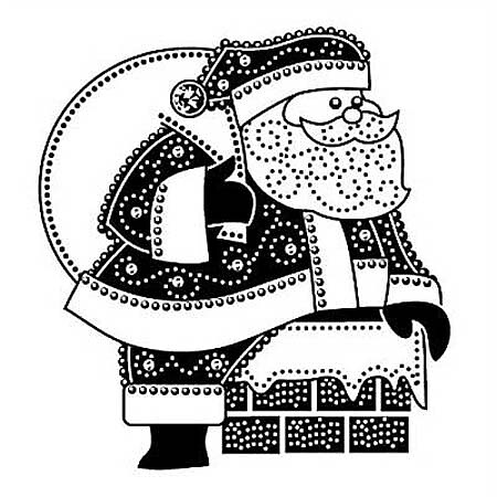 Inkadinkado Clear Stamps Mini - Santa