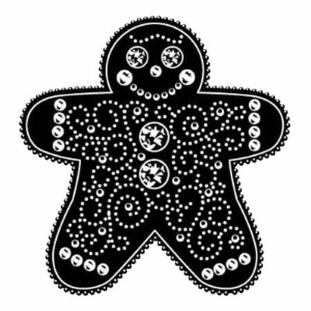 Inkadinkado Clear Stamps Mini - Gingerbread Man