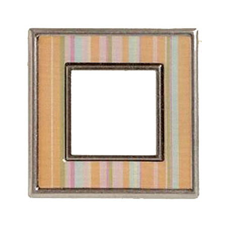 Frames Studio K Metal Art Orange Striped