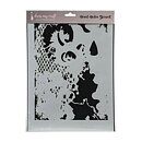 Dress My Craft Stencil A4 - Abstract Lady
