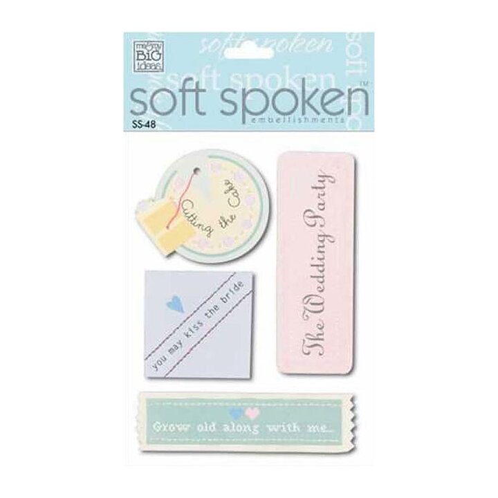 Me & My Big Ideas Stickers Soft Spoken - The Wedding