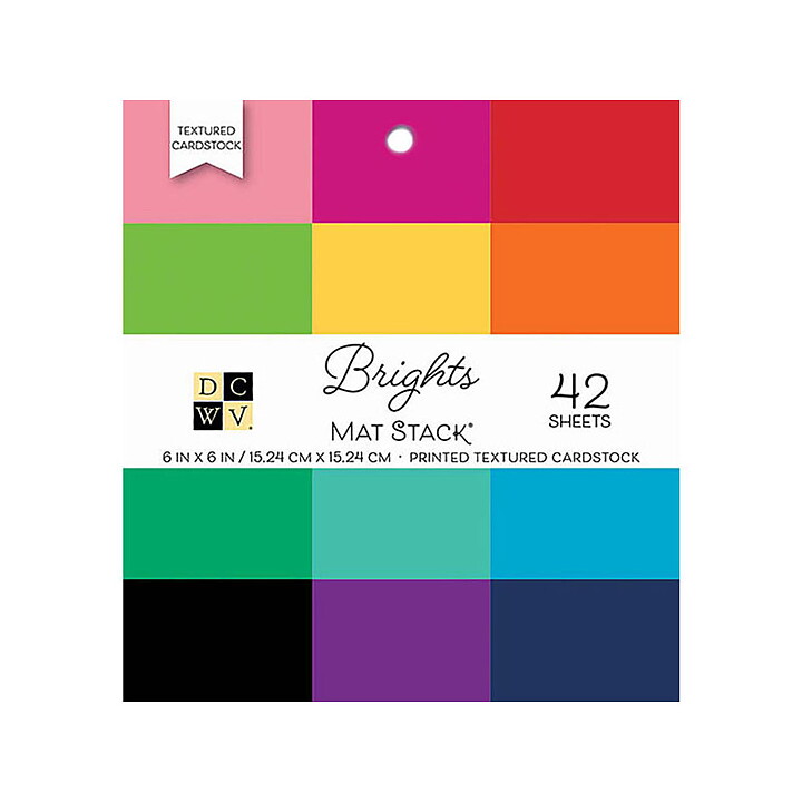 DCWV Cardstock Stack Brights