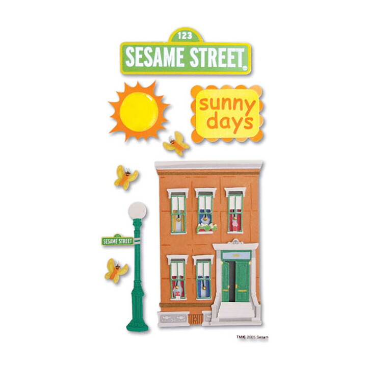 Jolees Boutique Stickers Large - Sesame Street 