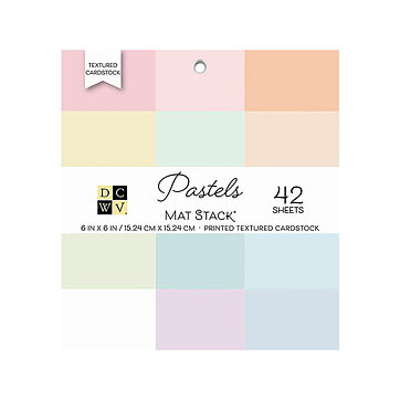 DCWV Cardstock Stack Pastels 1