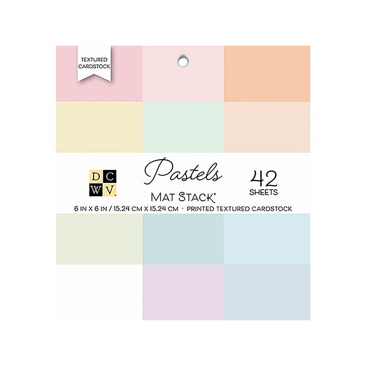 DCWV Cardstock Stack Pastels 1