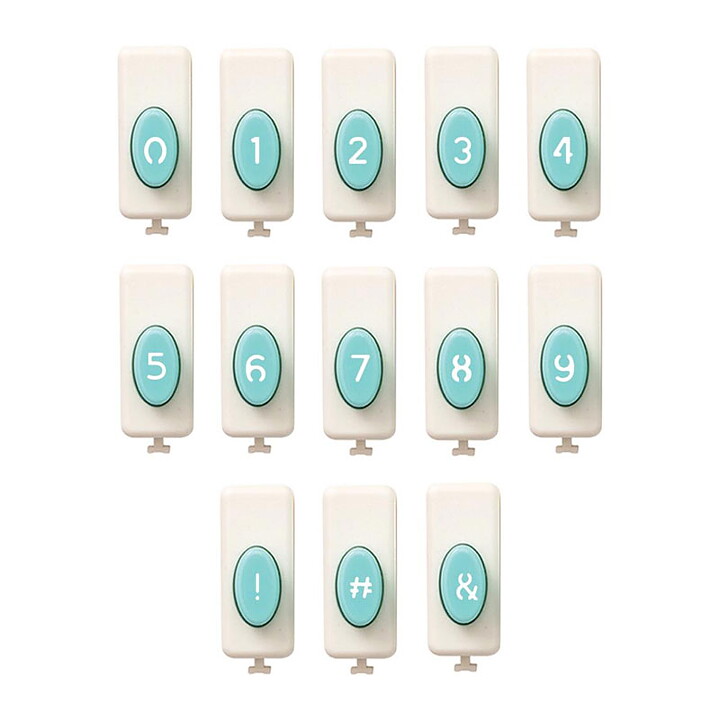 We R Memory Keepers Numbers & Symbols Punch Set