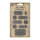 Tim Holtz Idea-Ology Metal Factory Tags