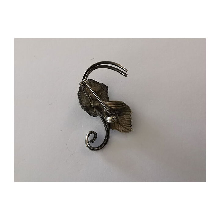Brooch - Rose & Leaf