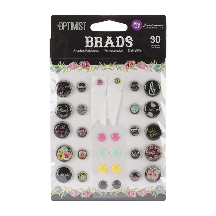 Prima Marketing Brads - The Optimist Collection