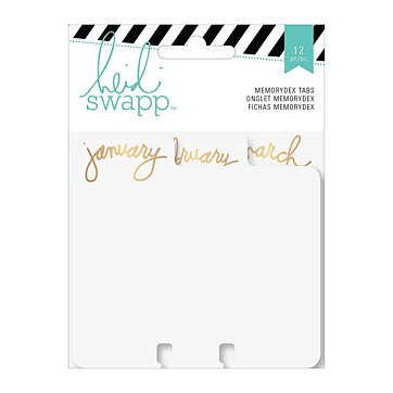 American Crafts / Heidi Swapp Tabbed Dividers - Month