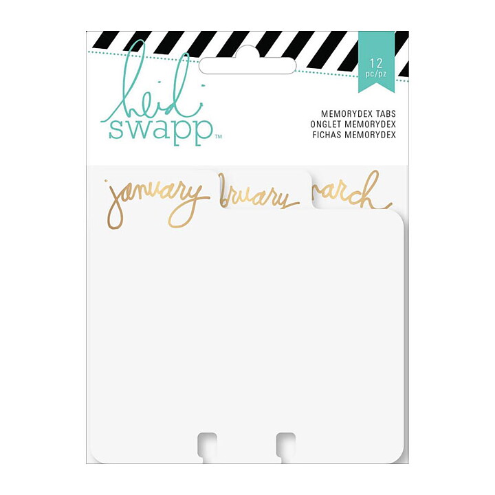 American Crafts / Heidi Swapp Tabbed Dividers - Month