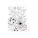 Dress My Craft Stencil A4 - Splatter With Lines