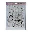 Dress My Craft Stencil A4 - Splatter With Lines