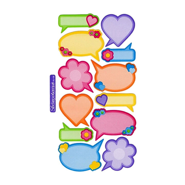 EK Success Sticko Vellum Stickers - Pastel Captions