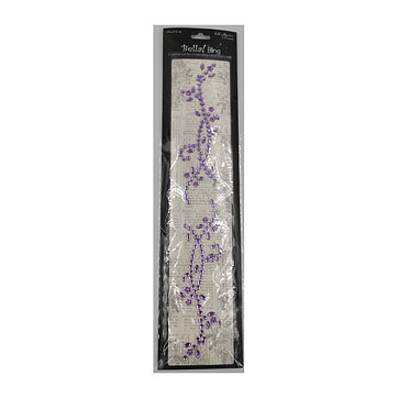 Bella! Bling Floral Strip - Purple
