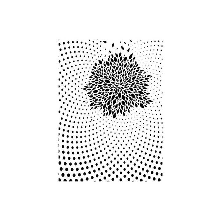 Dress My Craft Stencil A4 - Flowers Era