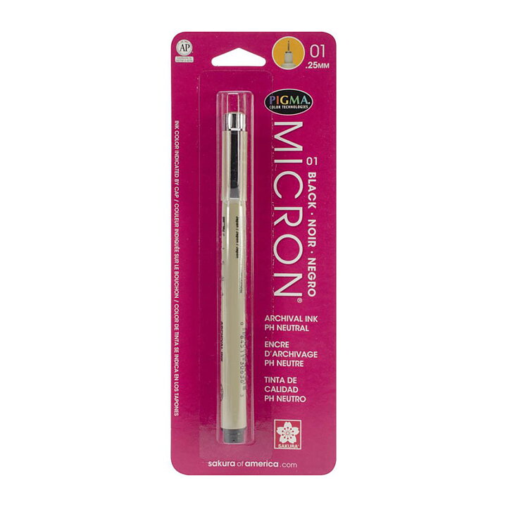 Sakura Pigma Micron Pen 0.25 mm - Black
