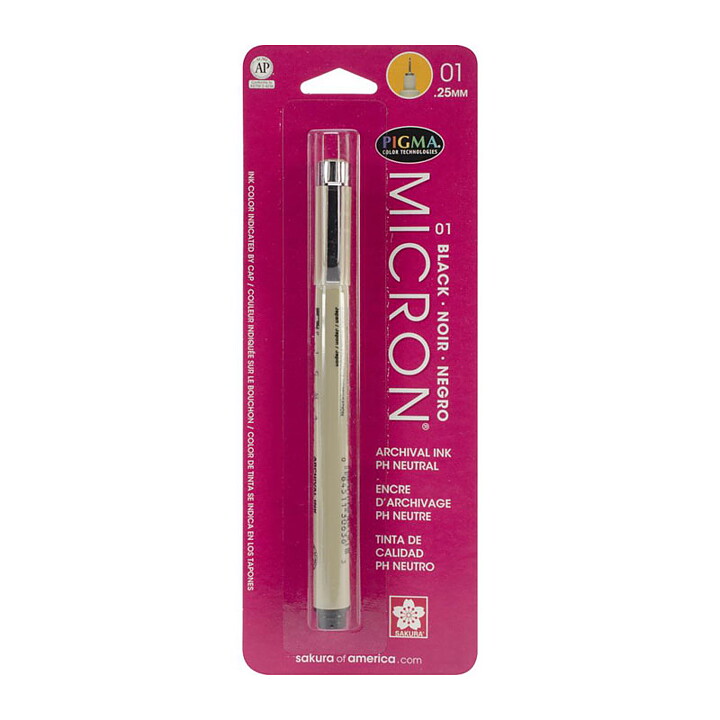 Sakura Pigma Micron Pen 0.25 mm - Black