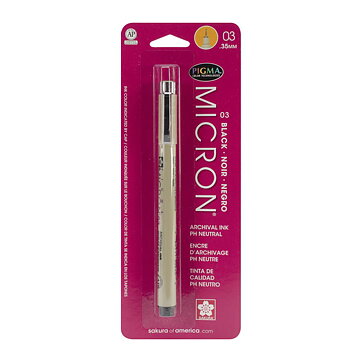 Sakura Pigma Micron Pen 0.35 mm - Black