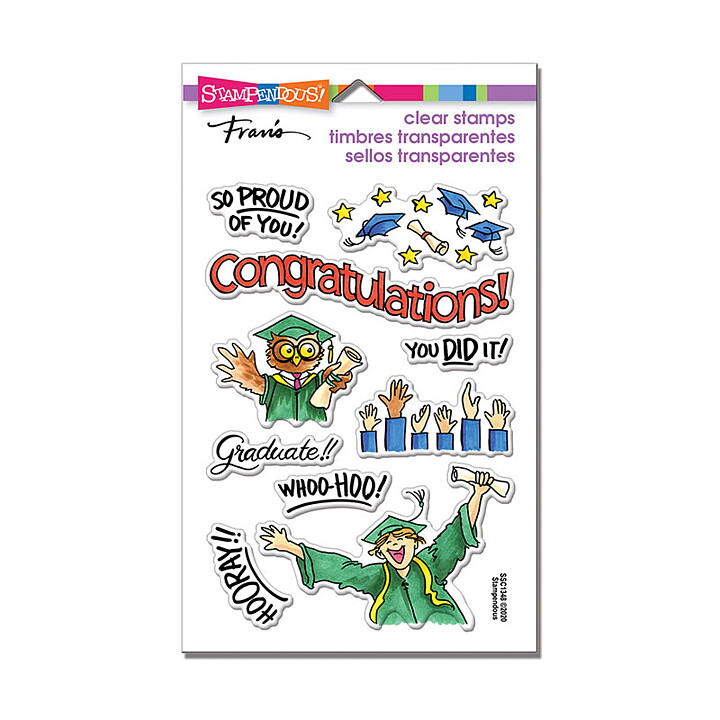 Stampendous Perfectly Clear Stamps - Grad Gift