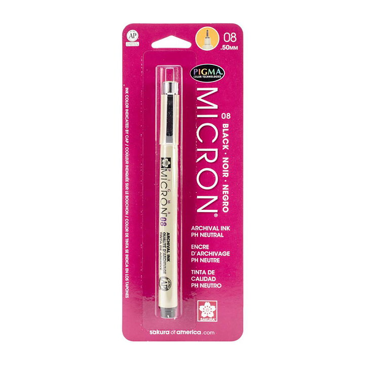 Sakura Pigma Micron Pen 0.50 mm - Black