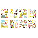 Stickers Book Remarks Accent Sun Color