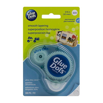 Glue Dots Dot Disposable Dispenser - Ultra Thin Permanent